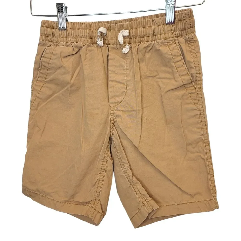 GAP Kids Boys Chino Jogger Tan Pull On Shorts L (10)